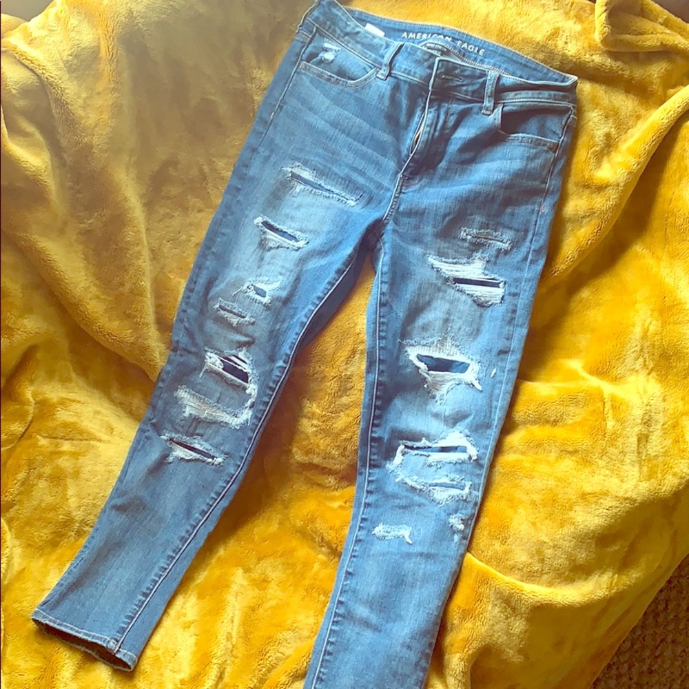 American Eagle super stretch jeans